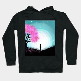 Lonely night sky Hoodie